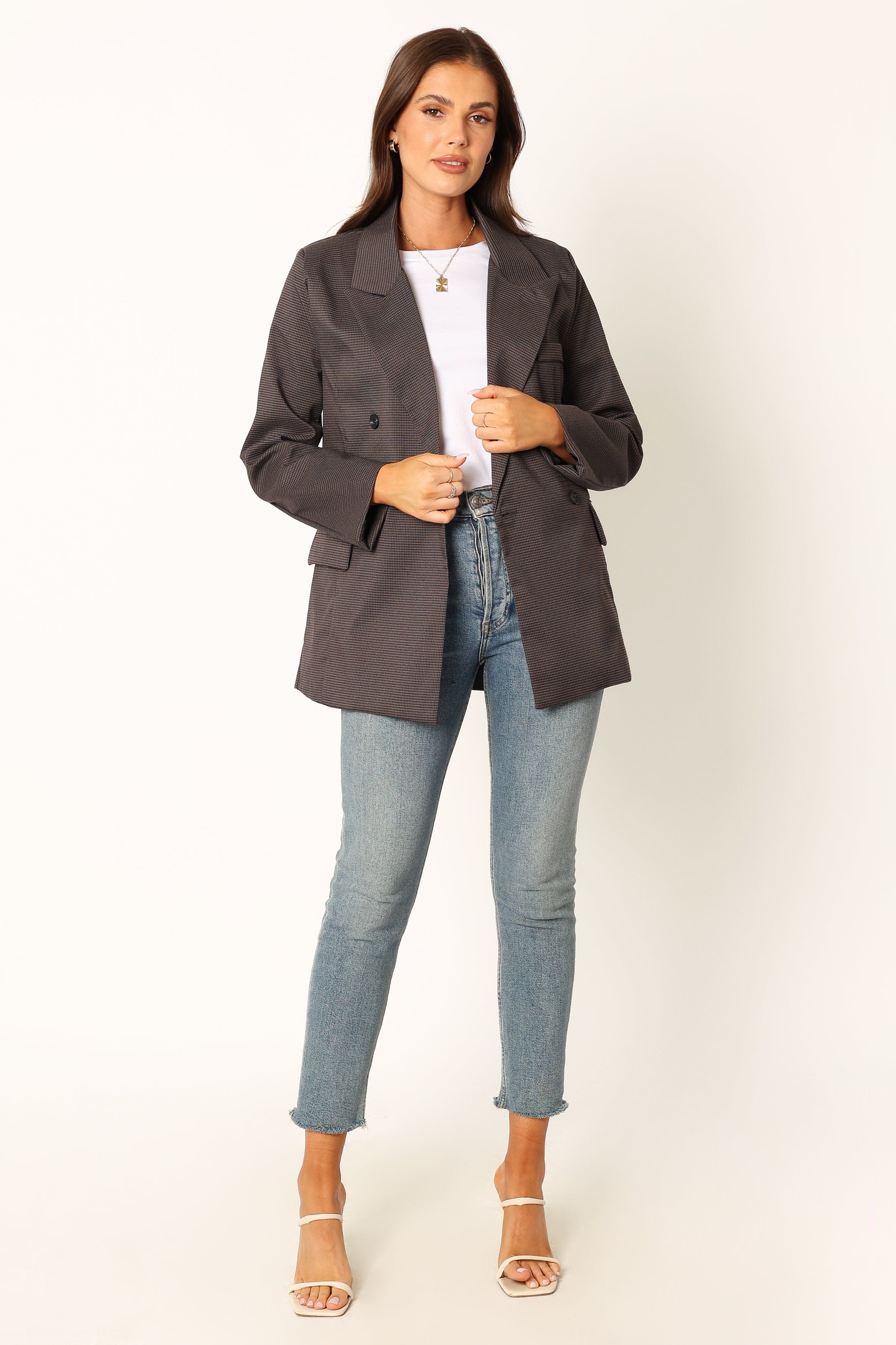 OUTERWEAR Juliette Blazer - Charcoal