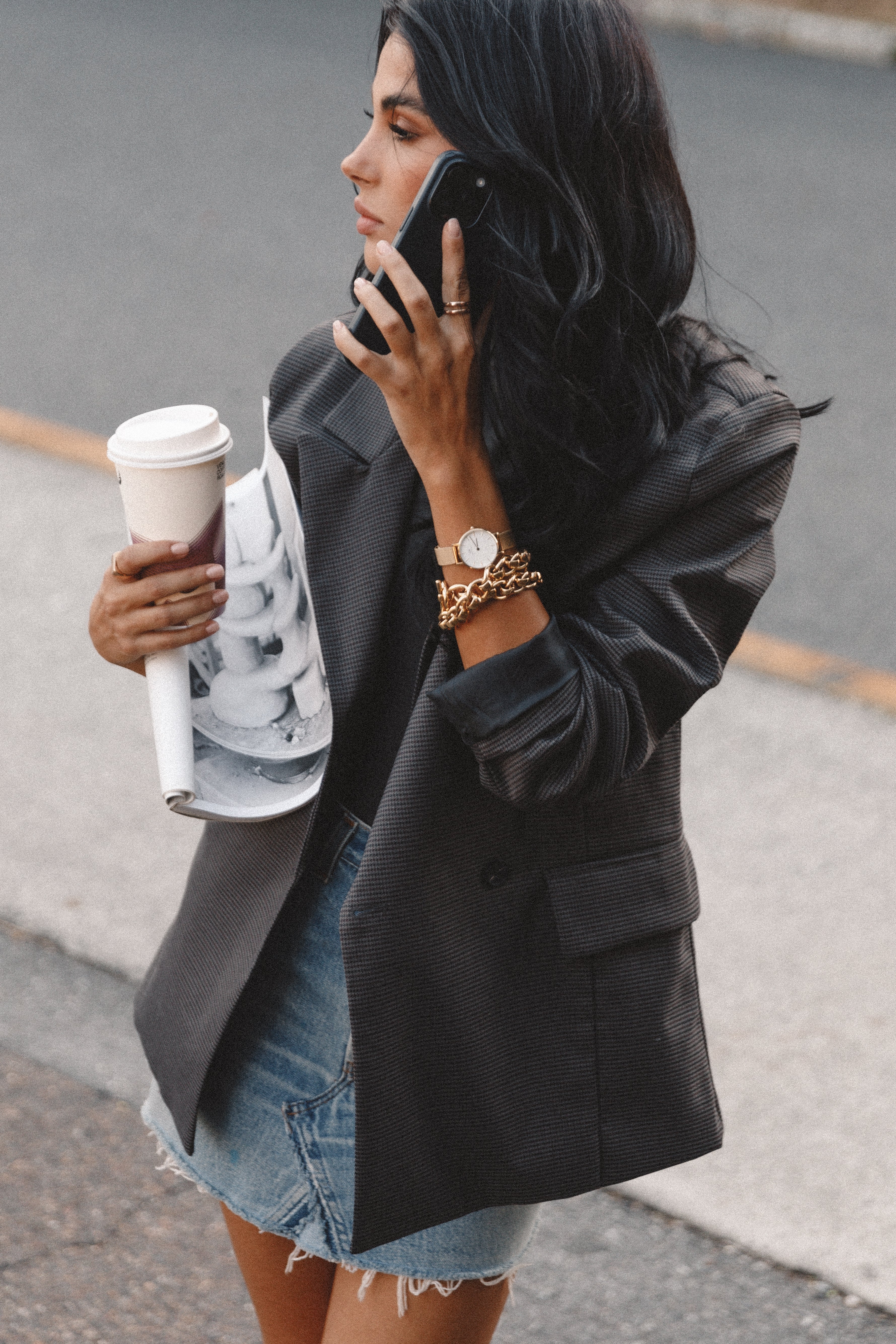 Outerwear Juliette Blazer - Charcoal