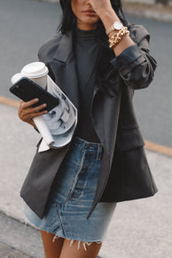 Outerwear Juliette Blazer - Charcoal