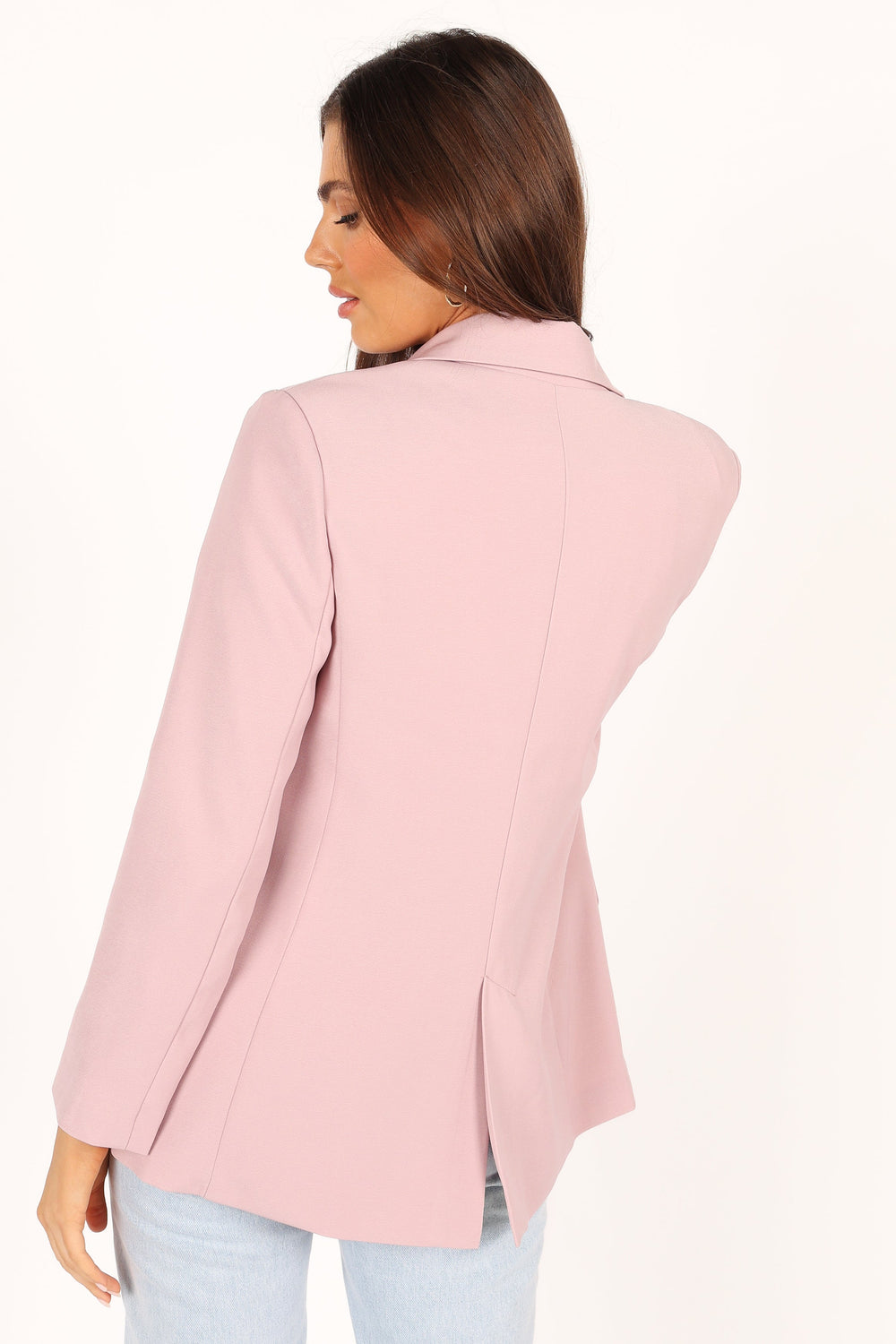 Outerwear Keeley Button Front Blazer - Blush
