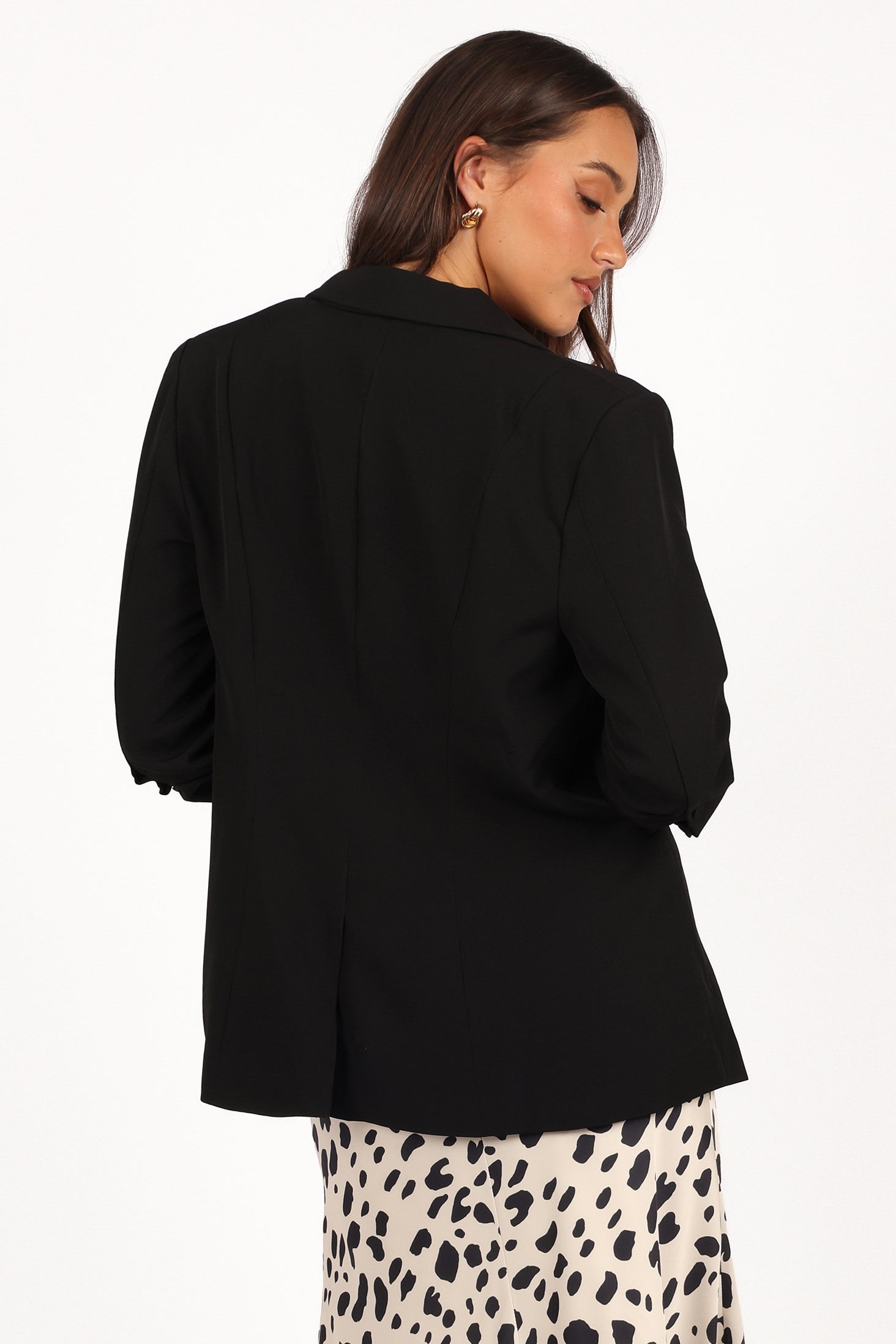 OUTERWEAR Kelby Slouch Sleeve Blazer - Black