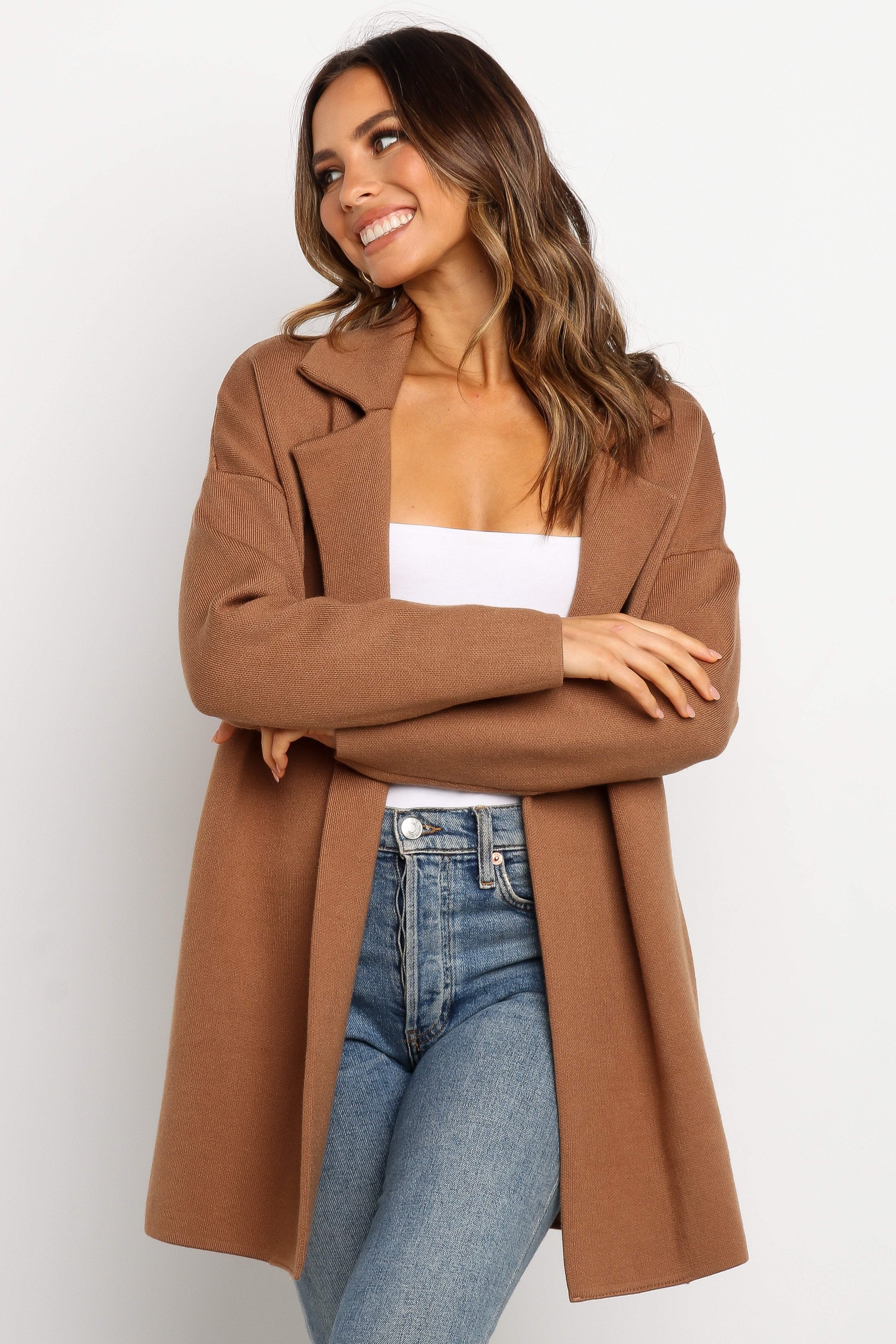 OUTERWEAR Lenore Coatigan - Brown M/L