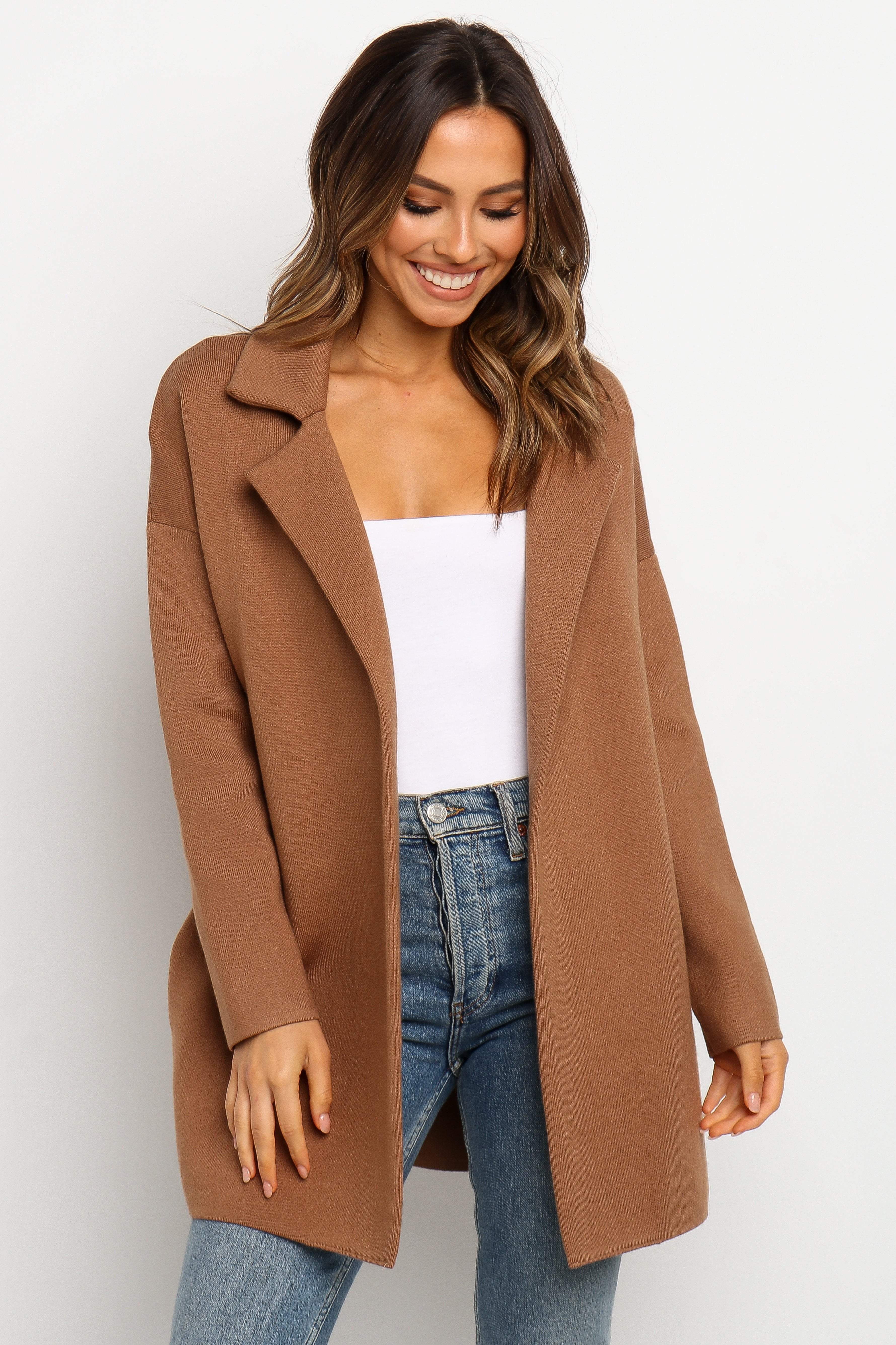 OUTERWEAR Lenore Coatigan - Brown M/L