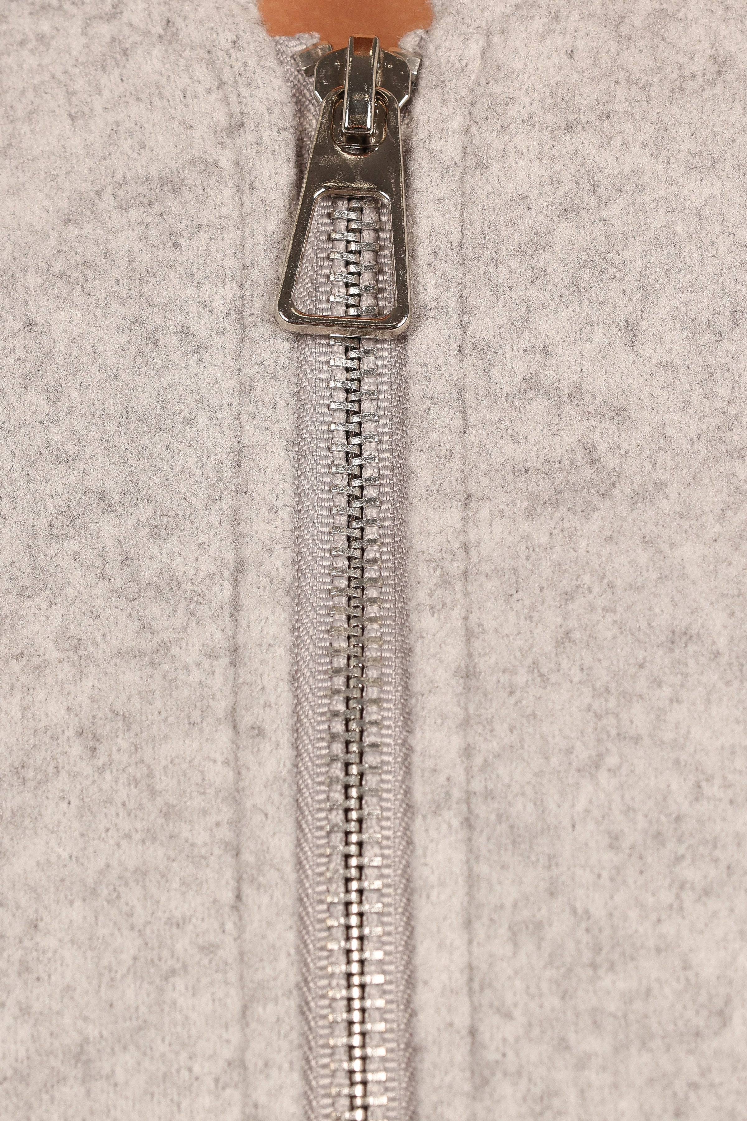 OUTERWEAR Liv Zip Front Jacket - Grey