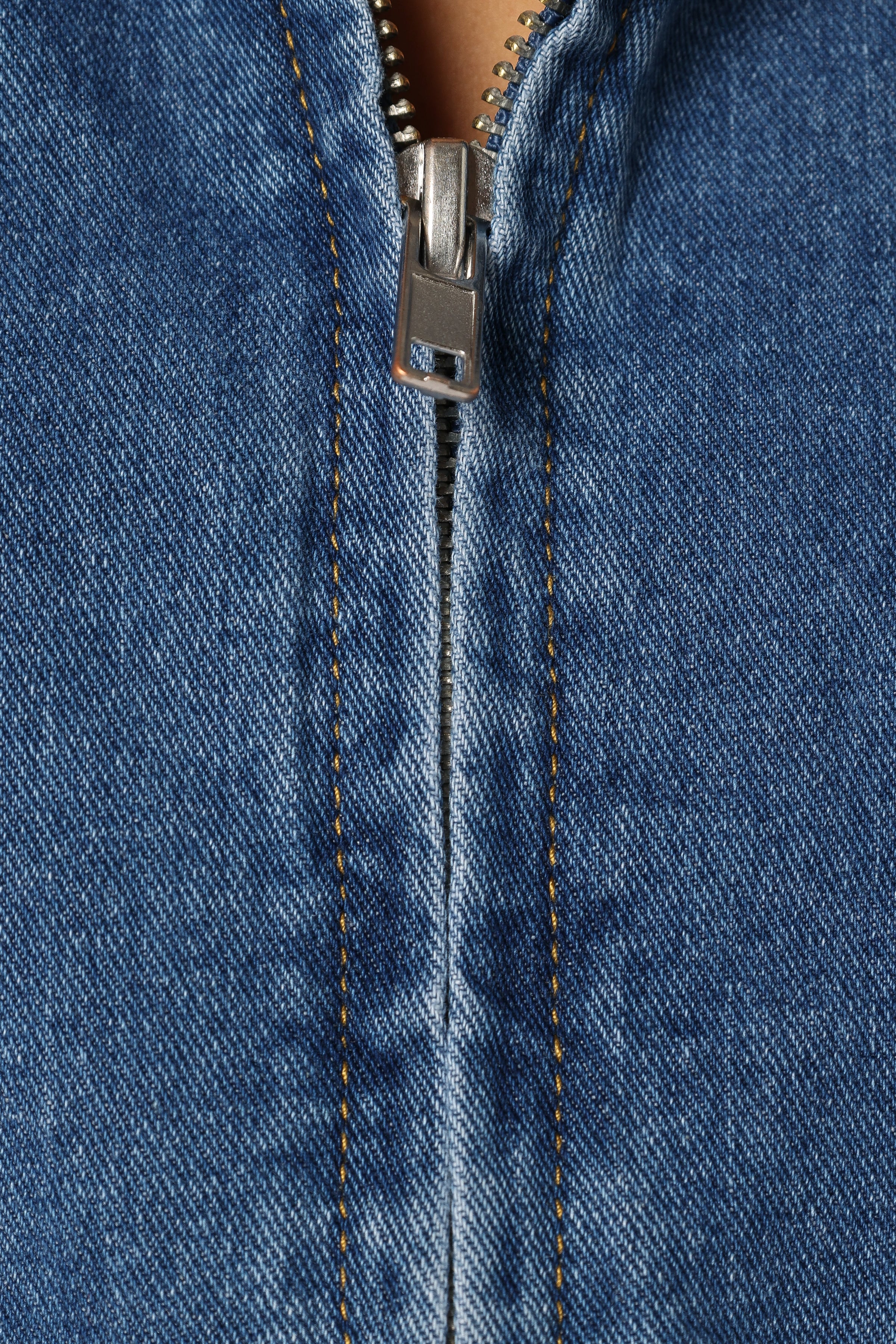 OUTERWEAR @Mariam Crop Denim Jacket - Denim