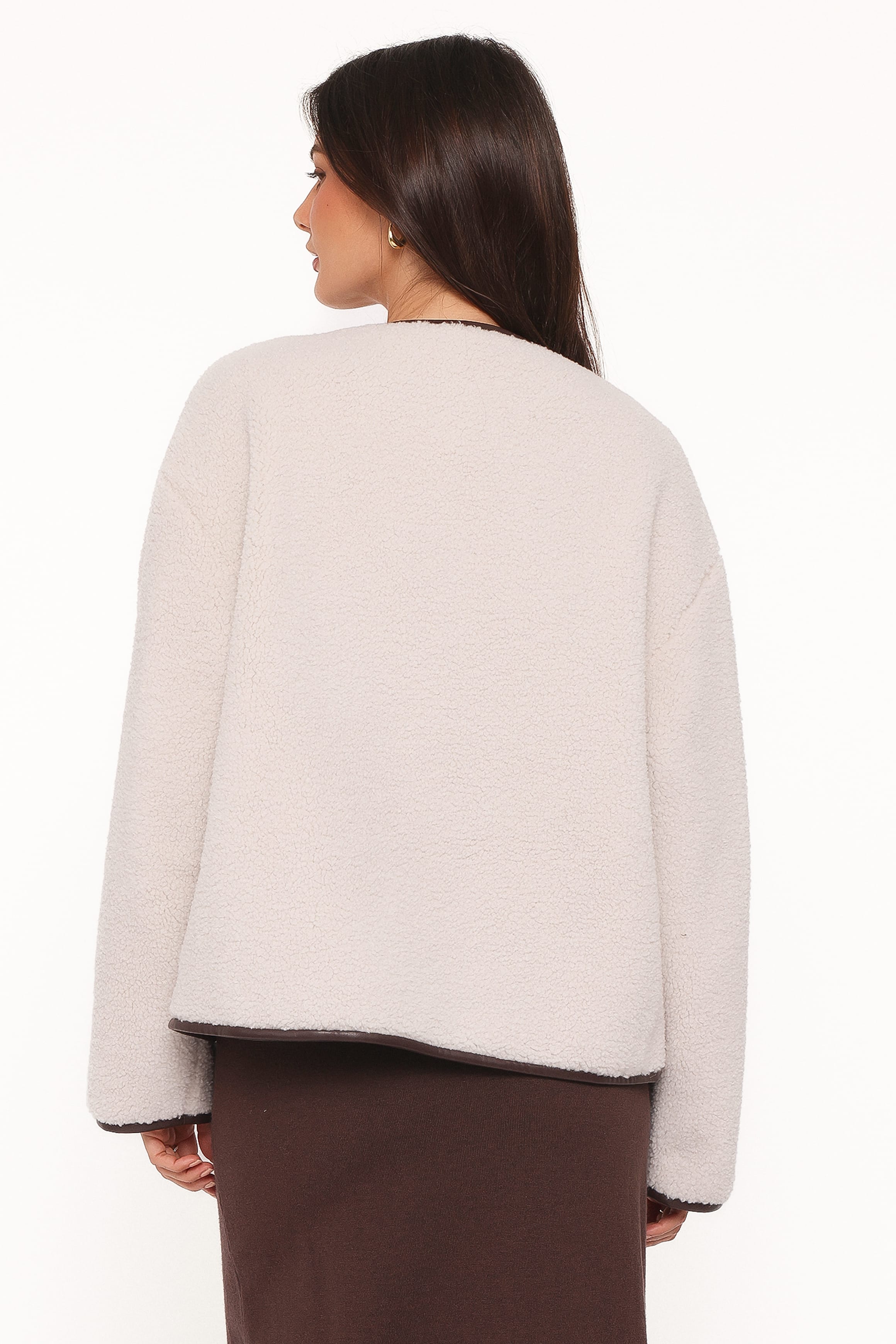 OUTERWEAR Marlie Sherpa Jacket - Cream
