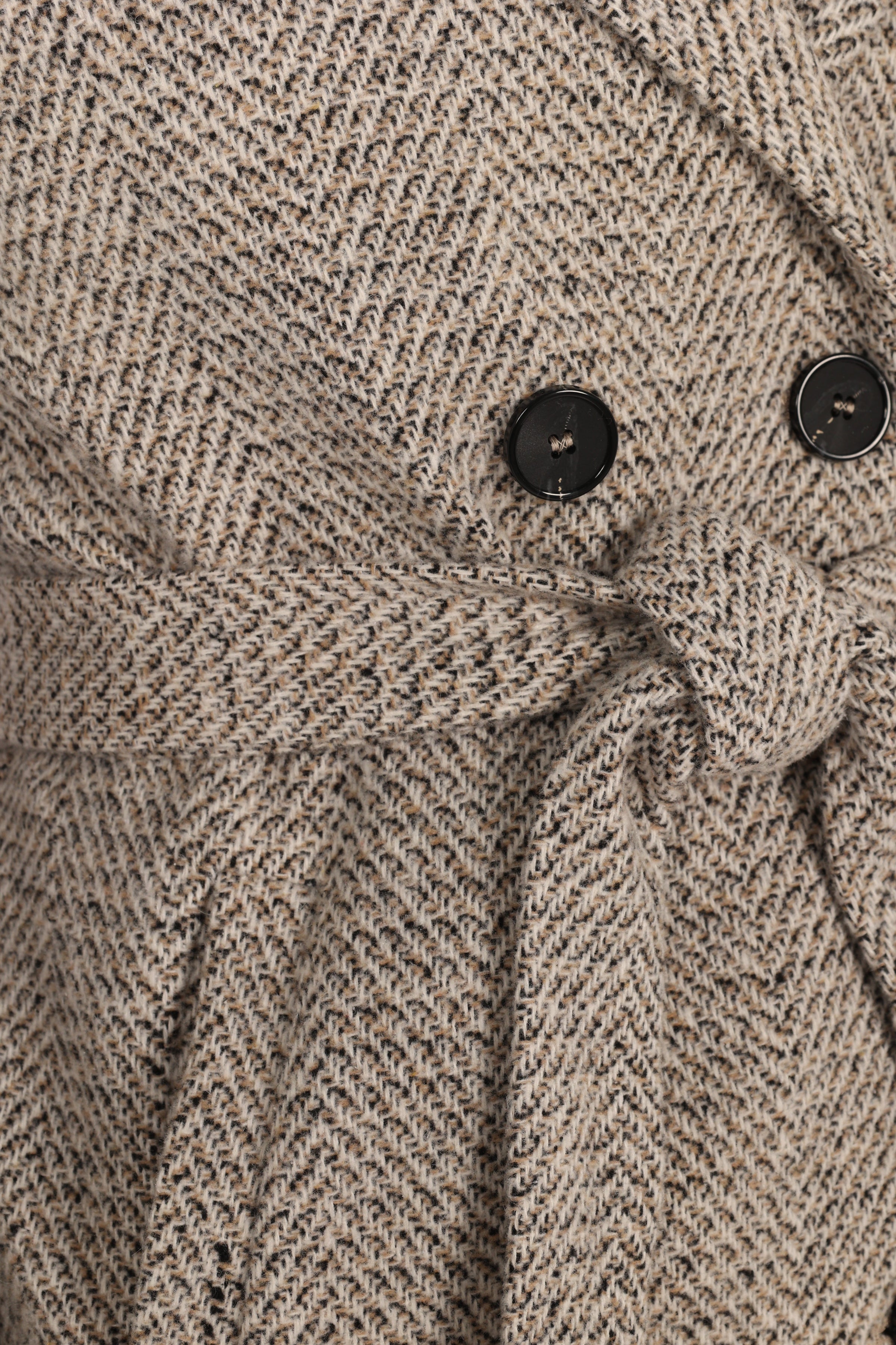 Outerwear @Matilda Tweed Coat - Grey