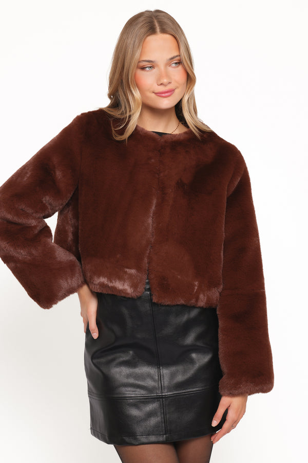 OUTERWEAR Minnie Jacket - Chocolate
