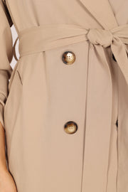 OUTERWEAR @Montana Trench Coat - Beige