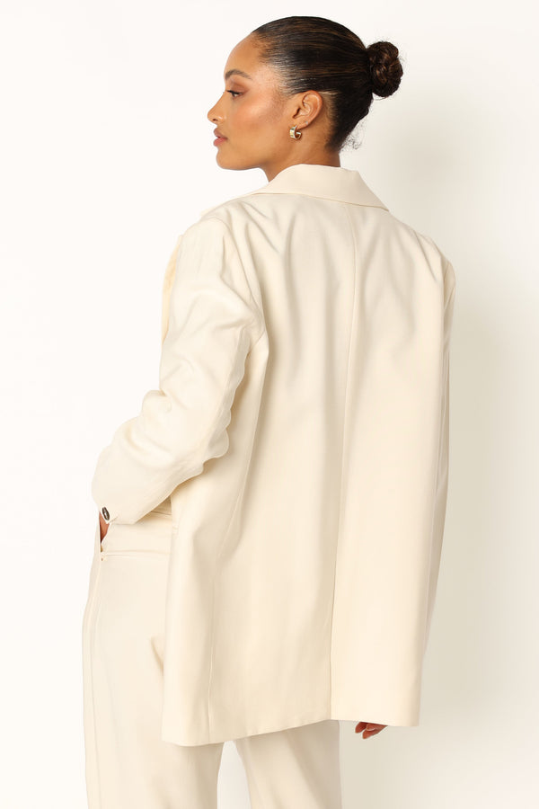 OUTERWEAR @Noelle Oversized Blazer - Cream