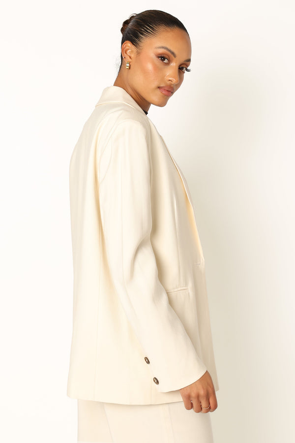 OUTERWEAR @Noelle Oversized Blazer - Cream