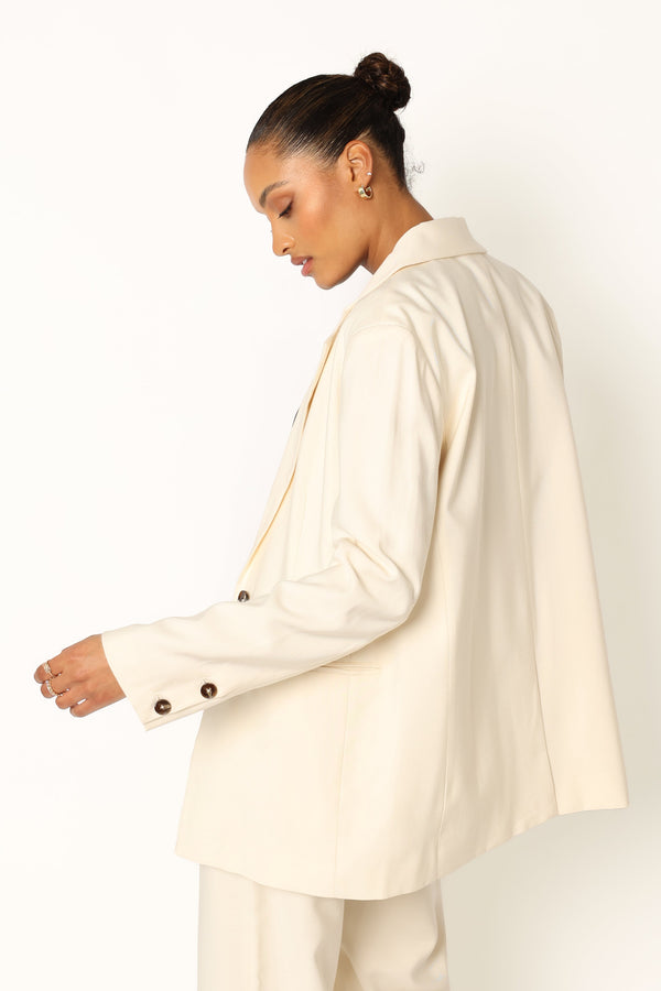 OUTERWEAR @Noelle Oversized Blazer - Cream