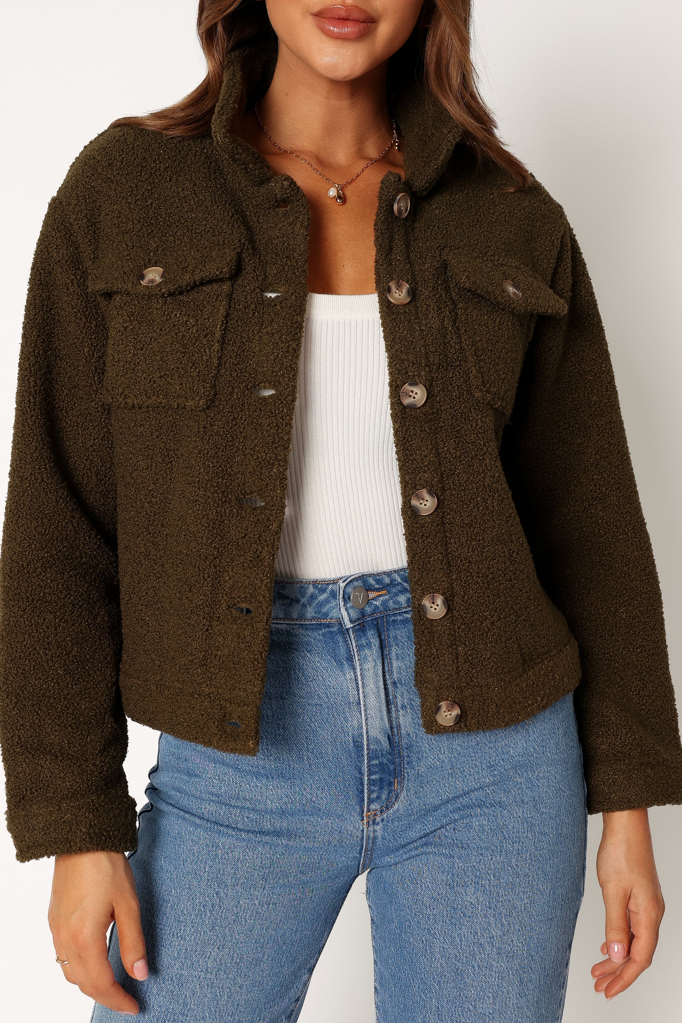 OUTERWEAR @Palesa Jacket - Forest Green