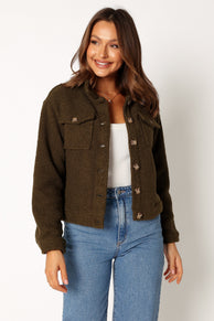 OUTERWEAR @Palesa Jacket - Forest Green