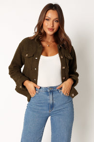 OUTERWEAR @Palesa Jacket - Forest Green