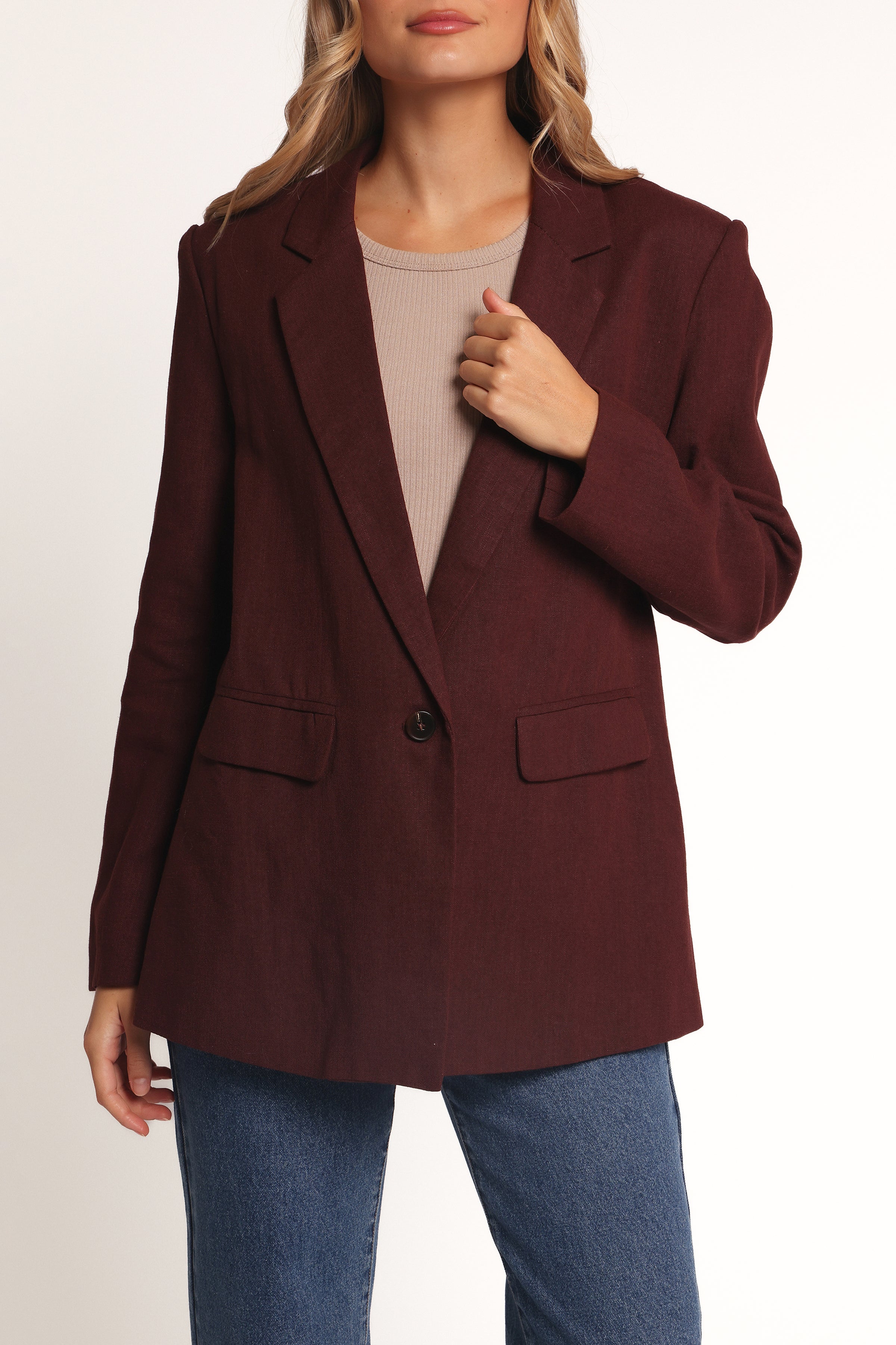 OUTERWEAR Rhodes Oversized Blazer - Espresso