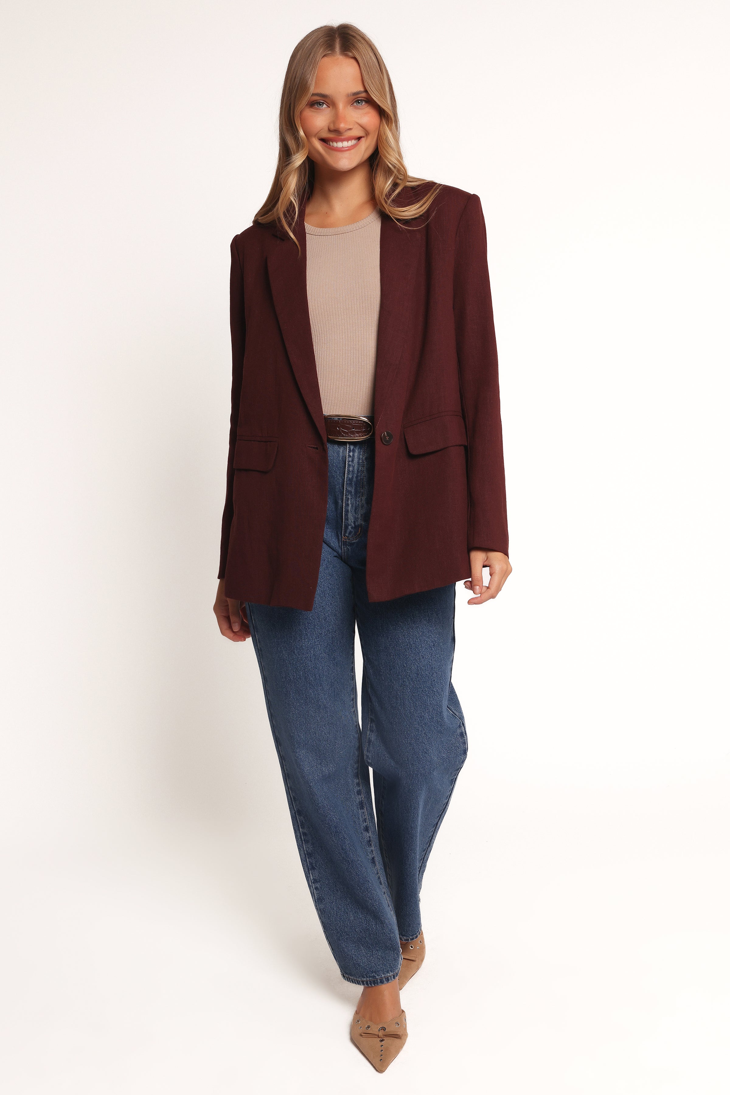 OUTERWEAR Rhodes Oversized Blazer - Espresso