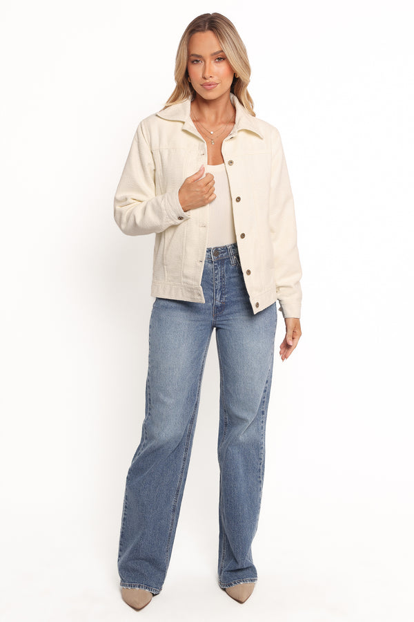 OUTERWEAR Sandy Boucle Jacket - White