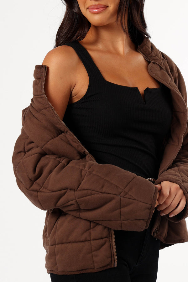 OUTERWEAR @Sutton Jacket - Dark Brown