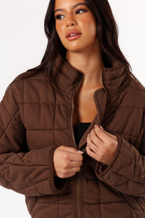 OUTERWEAR @Sutton Jacket - Dark Brown