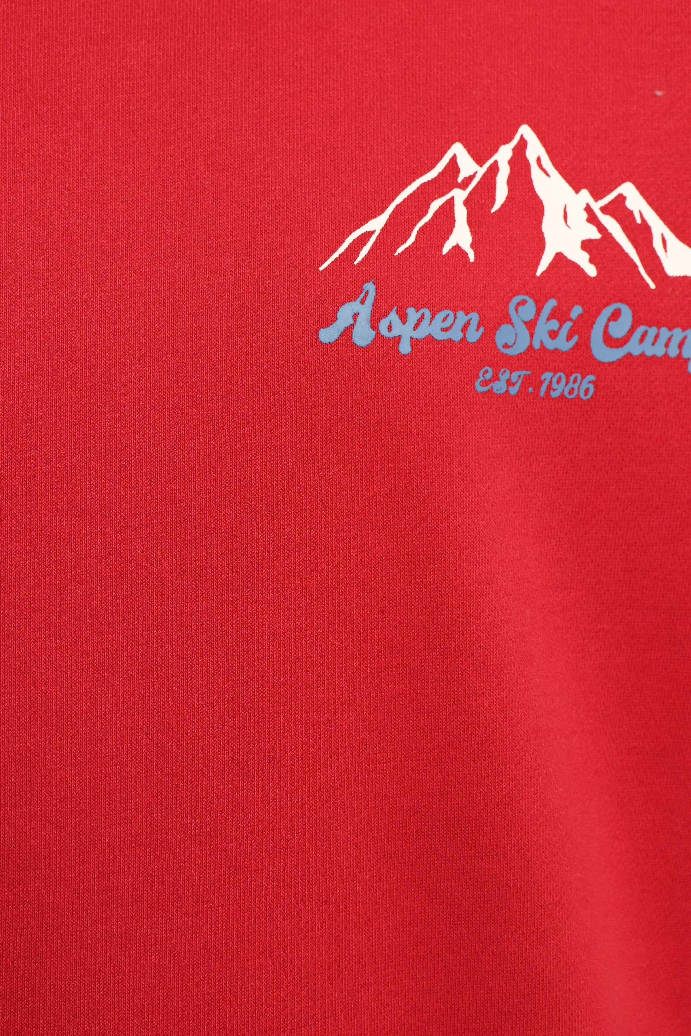 OUTERWEAR Torie Apres Ski Camp Sweatshirt - Cherry