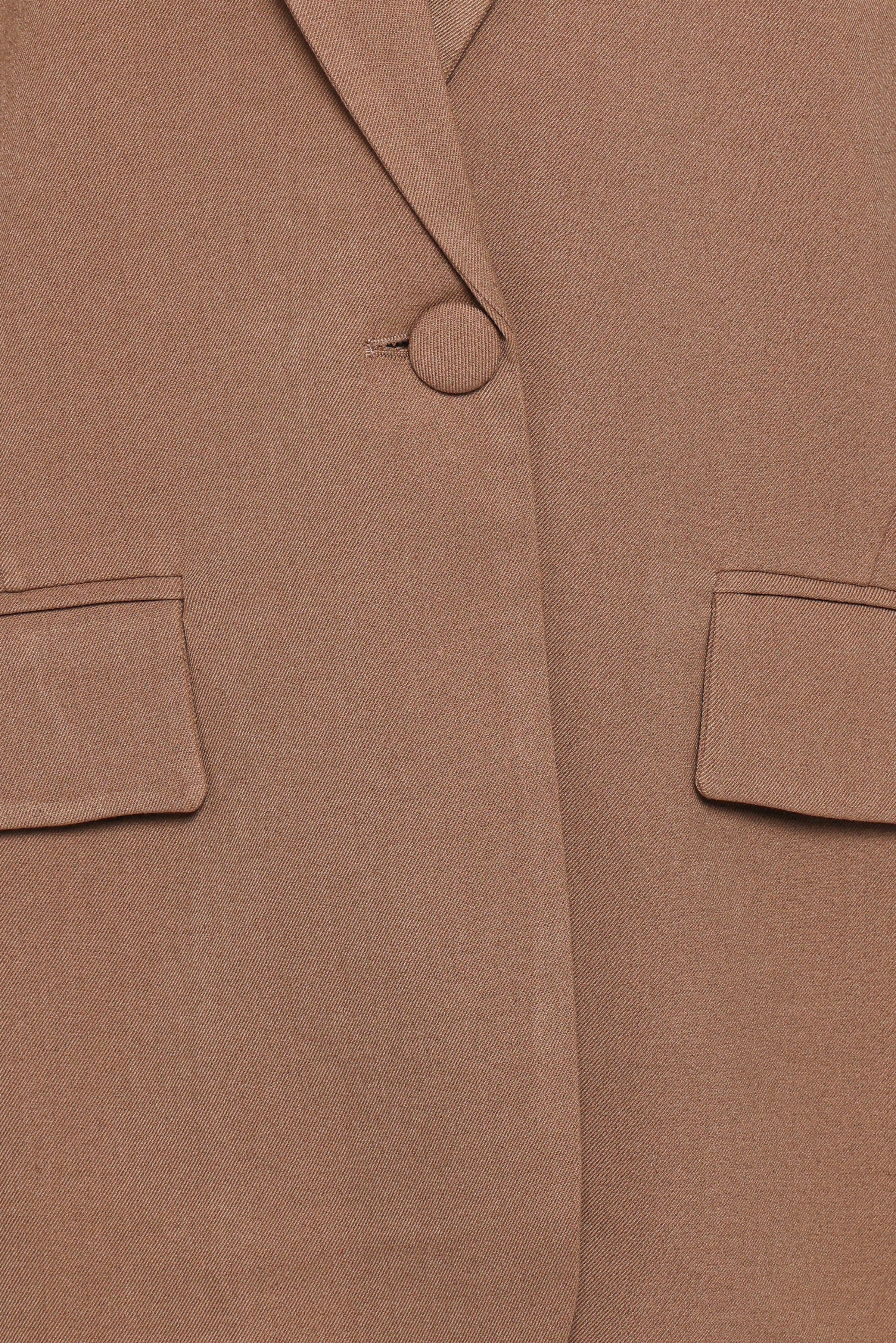 OUTERWEAR Tove Tie Back Blazer - Tan