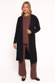 OUTERWEAR Venda Coatigan - Black