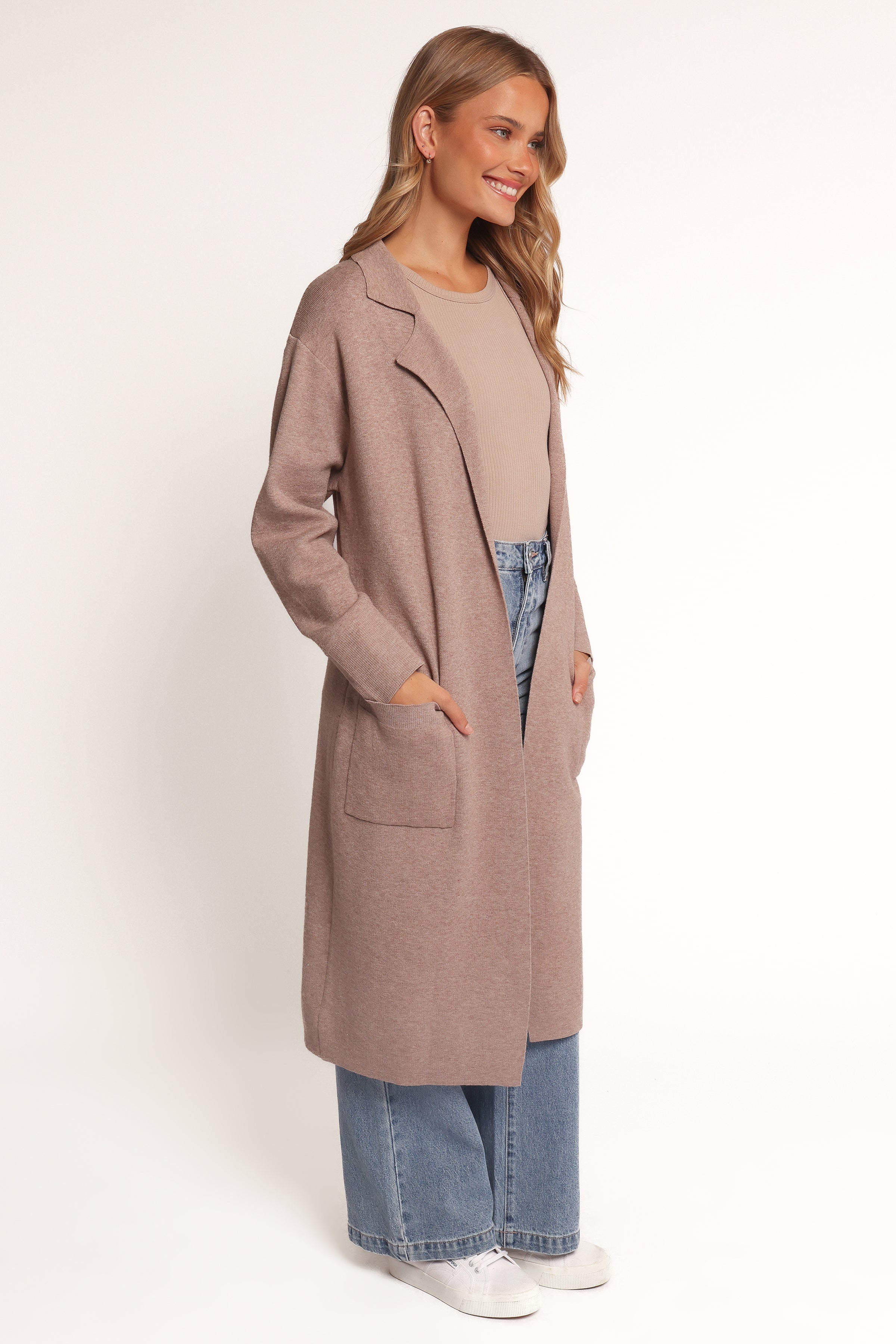 OUTERWEAR Venda Coatigan - Light Brown