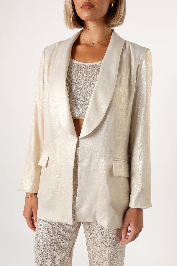 OUTERWEAR @Wren Blazer - Cream