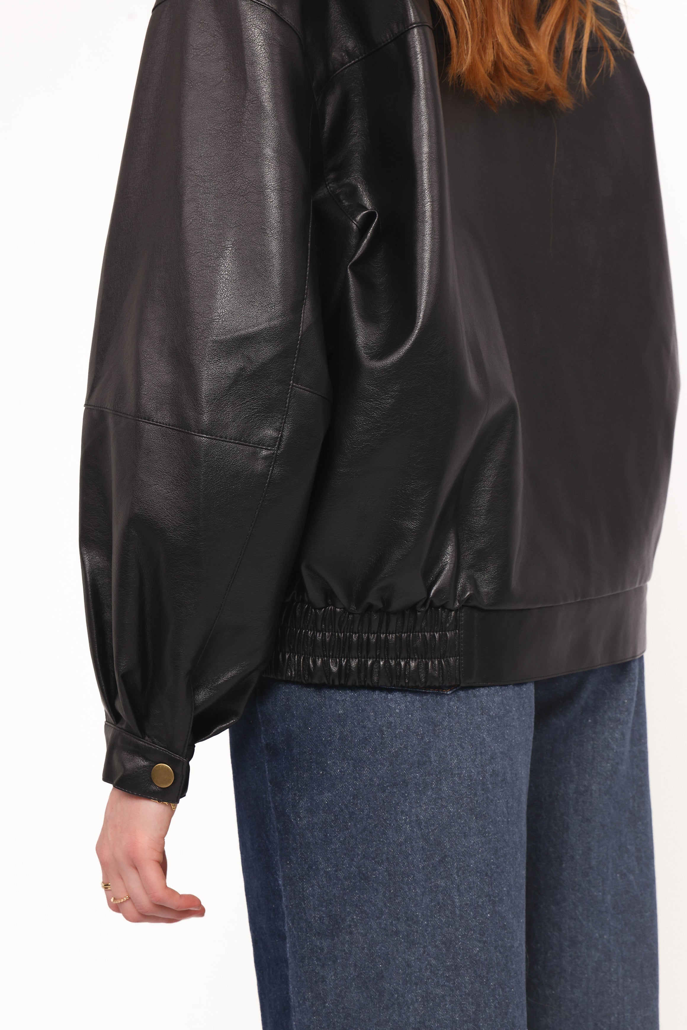 OUTERWEAR Zoe Bomber Jacket - Black