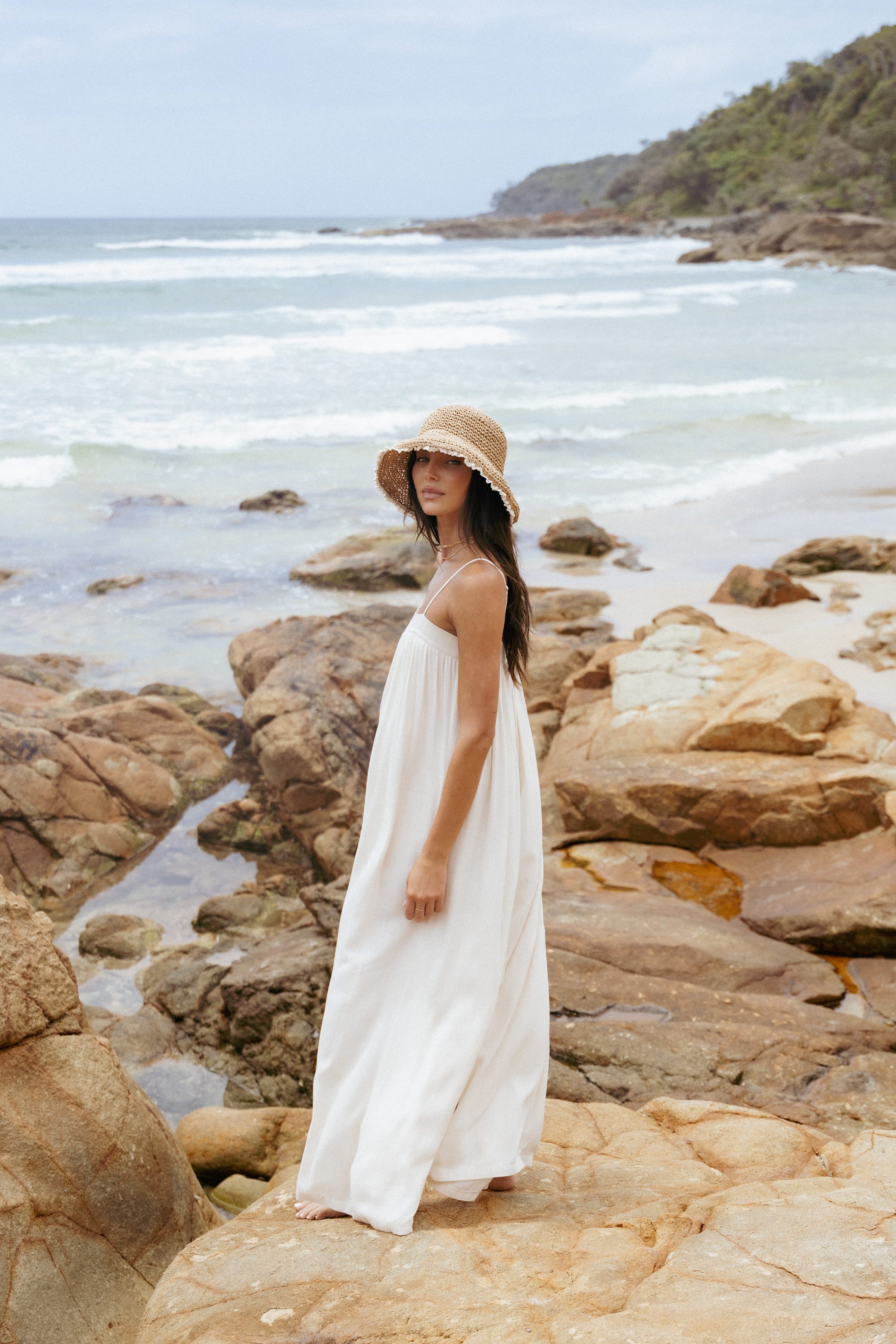 PLAYSUITS Abegail Flowy Jumpsuit - Cream