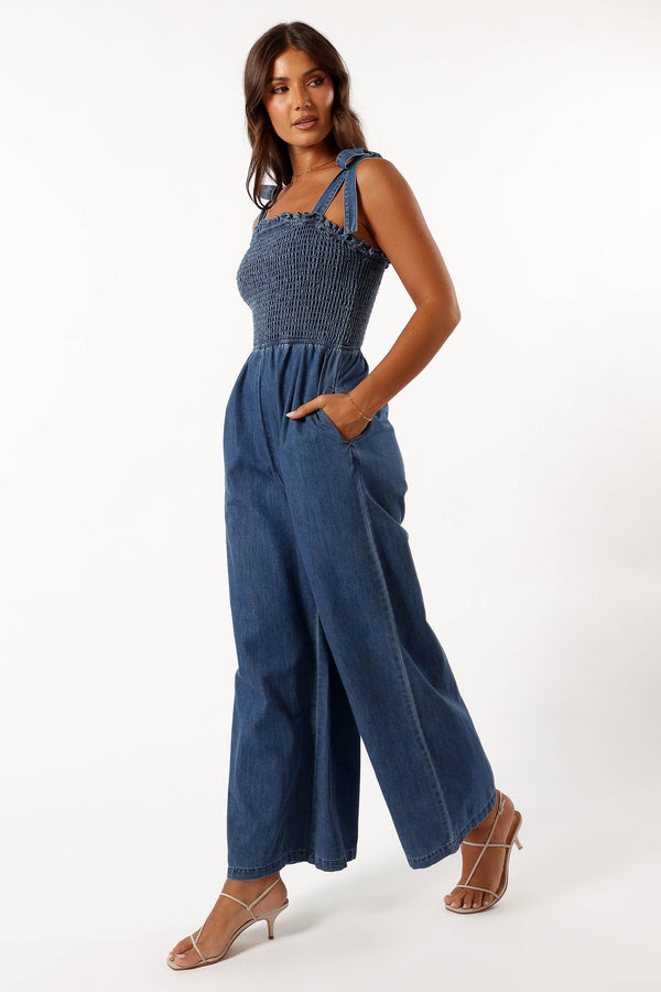 PLAYSUITS @Alexia Jumpsuit - Medium Denim