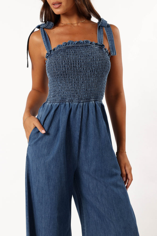 PLAYSUITS @Alexia Jumpsuit - Medium Denim