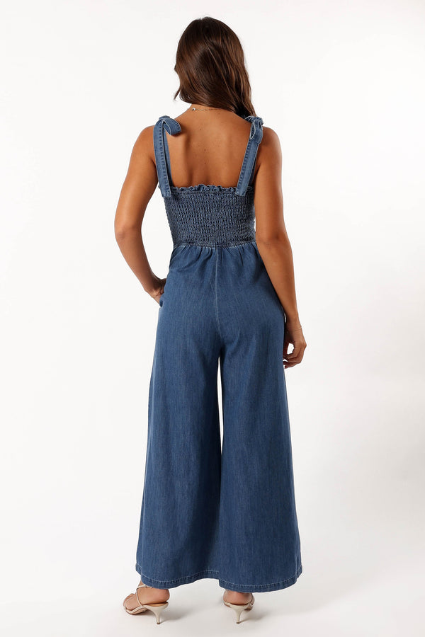 PLAYSUITS @Alexia Jumpsuit - Medium Denim