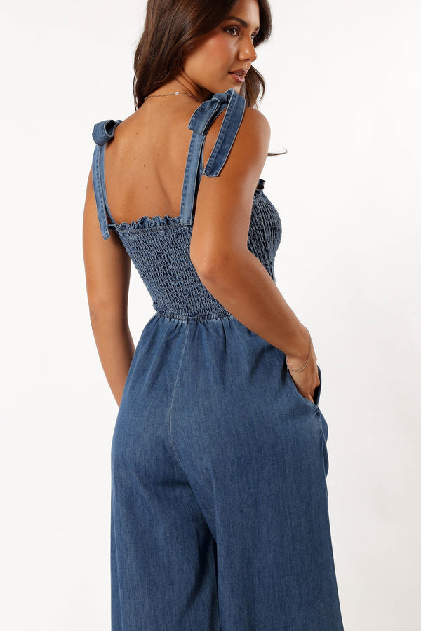 PLAYSUITS @Alexia Jumpsuit - Medium Denim