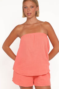 PLAYSUITS Alicent Playsuit - Coral