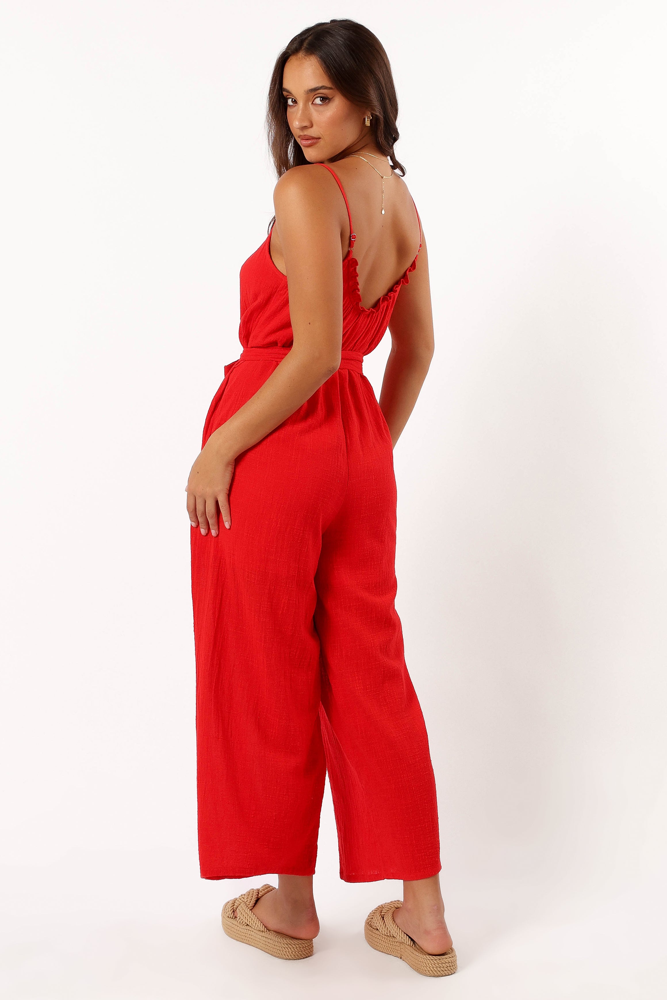 PLAYSUITS @Alondra Jumpsuit - Red