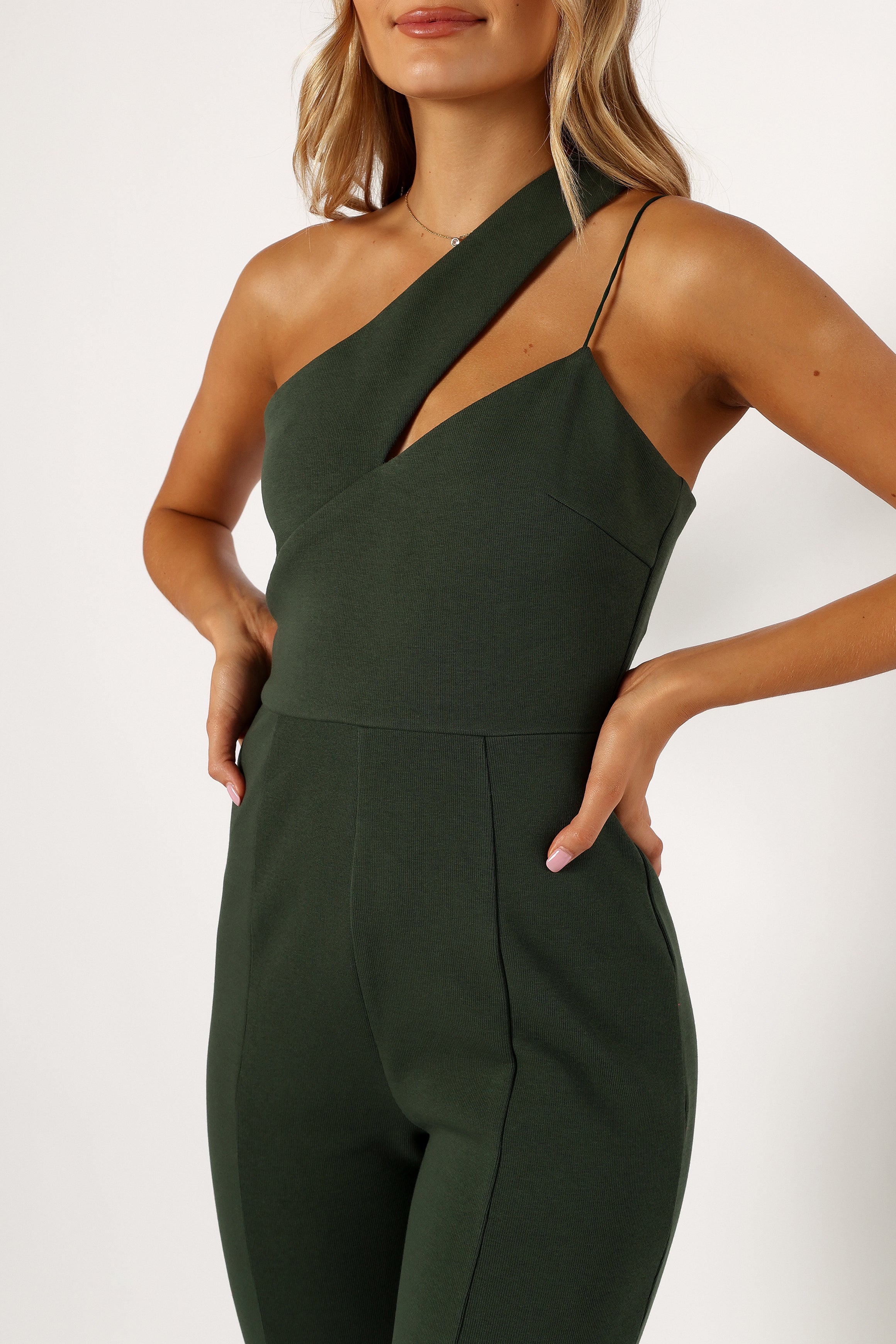 PLAYSUITS @Angelus Jumpsuit - Emerald