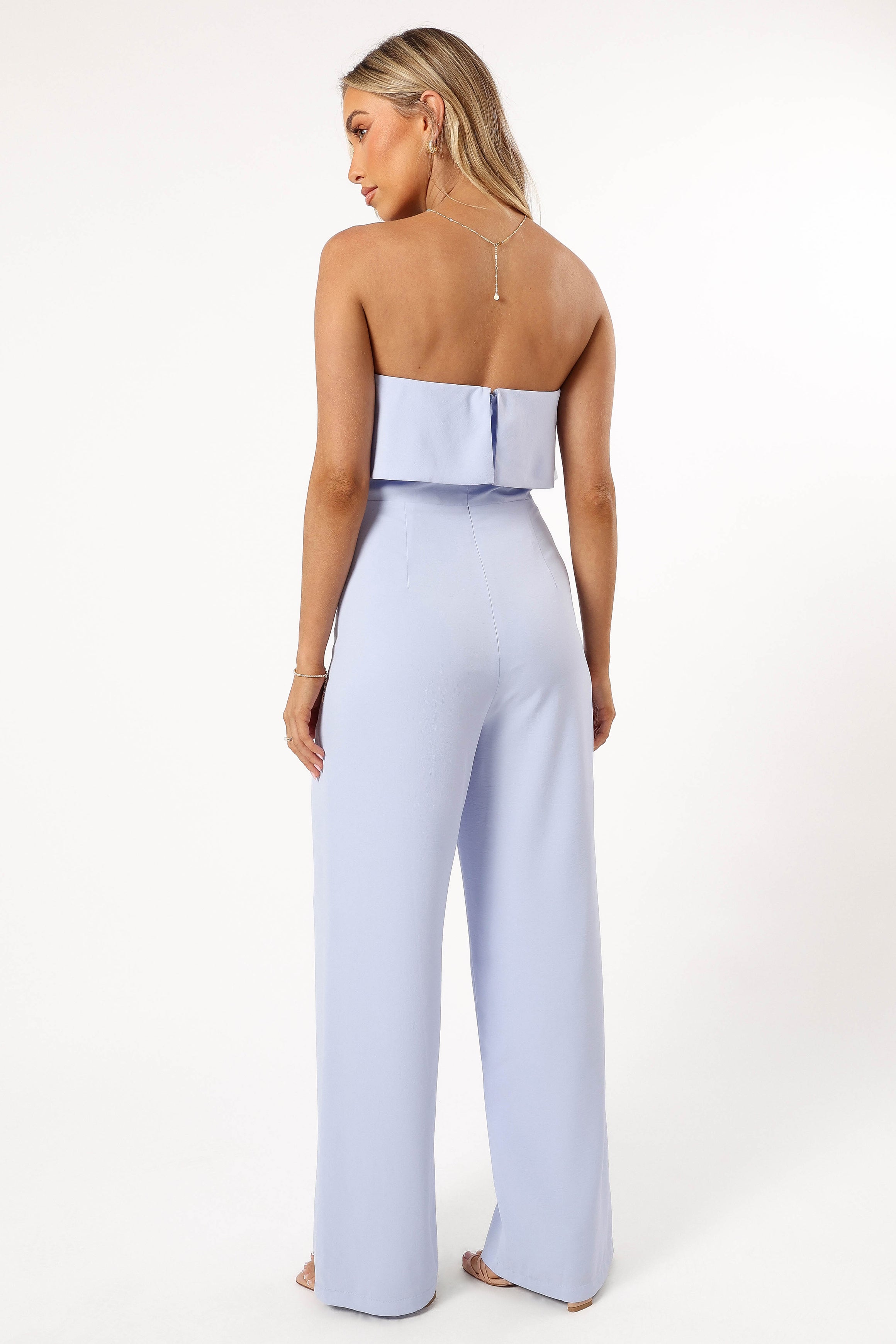 PLAYSUITS @Annabella Strapless Jumpsuit - Blue (Hold for Hyper Femme)