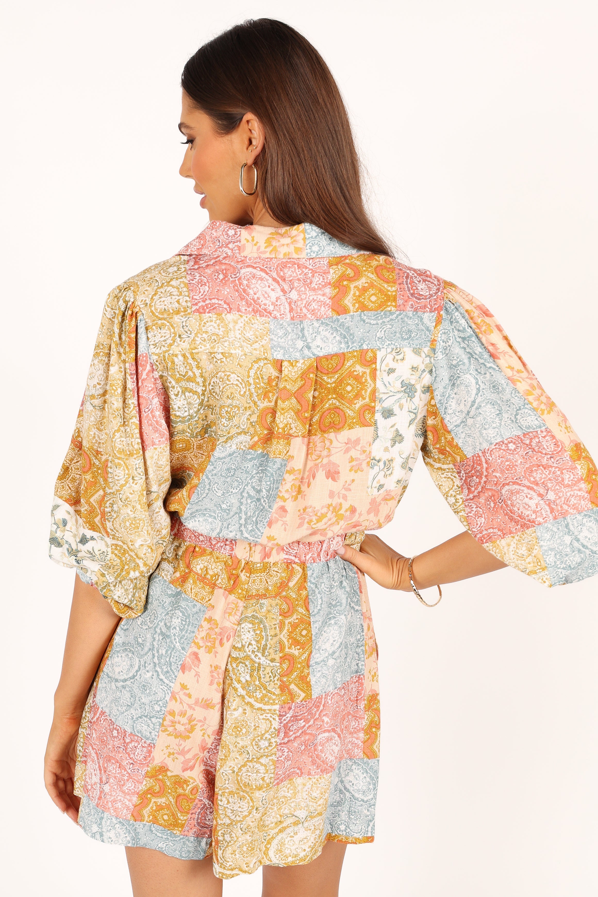 PLAYSUITS @Annie Linen Playsuit - Multi (waiting on bulk)