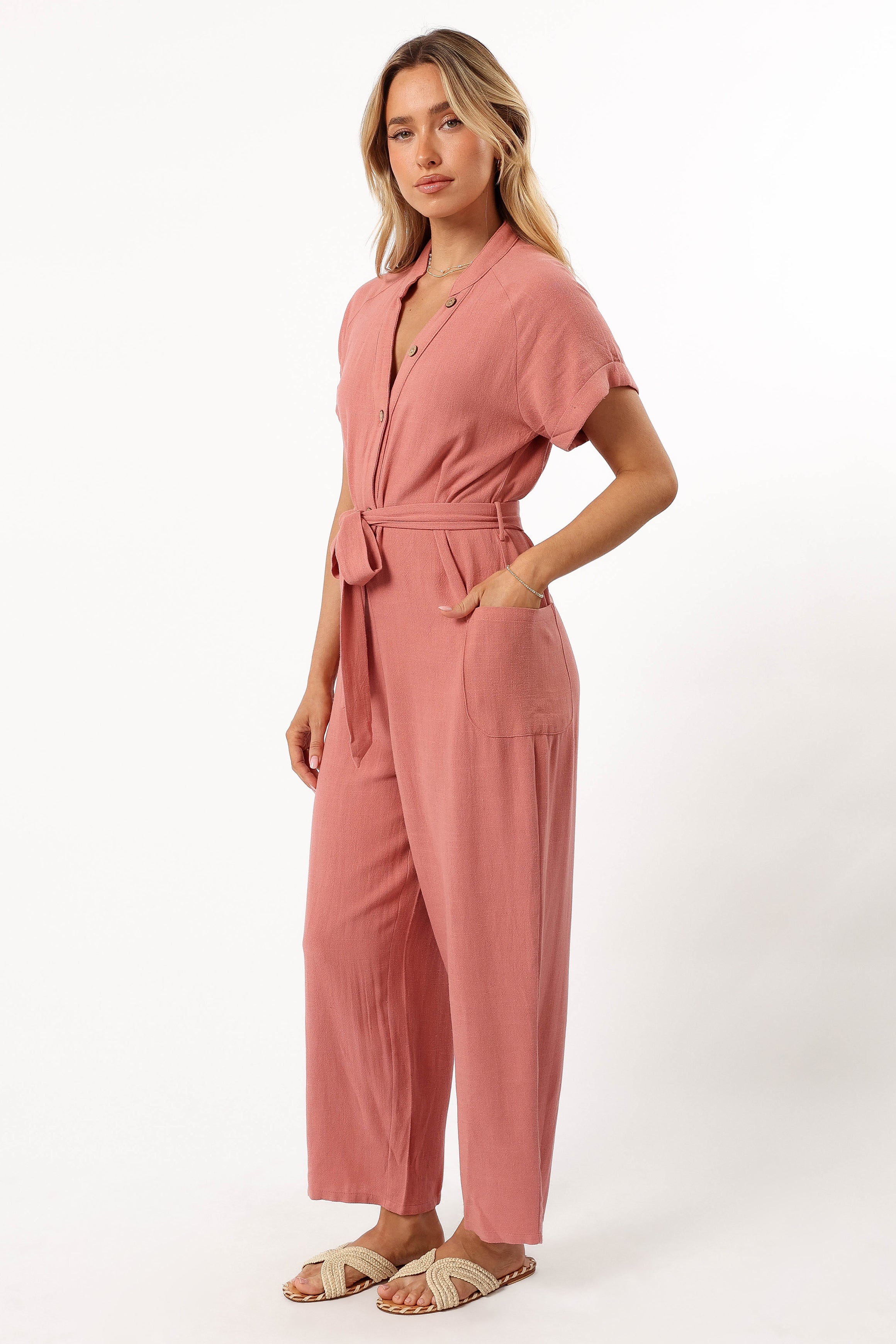 PLAYSUITS @Archie Jumpsuit - Pink