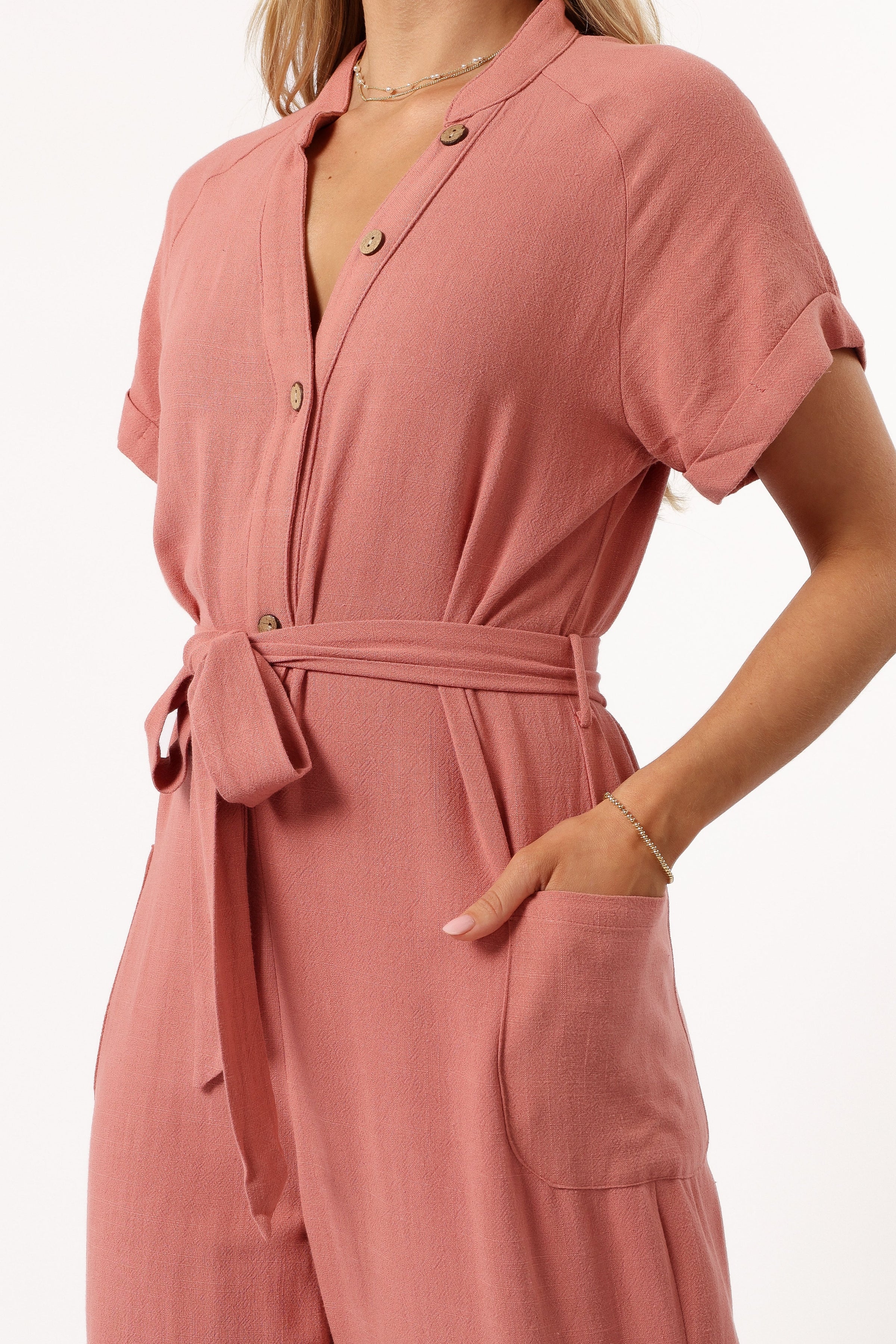 PLAYSUITS @Archie Jumpsuit - Pink