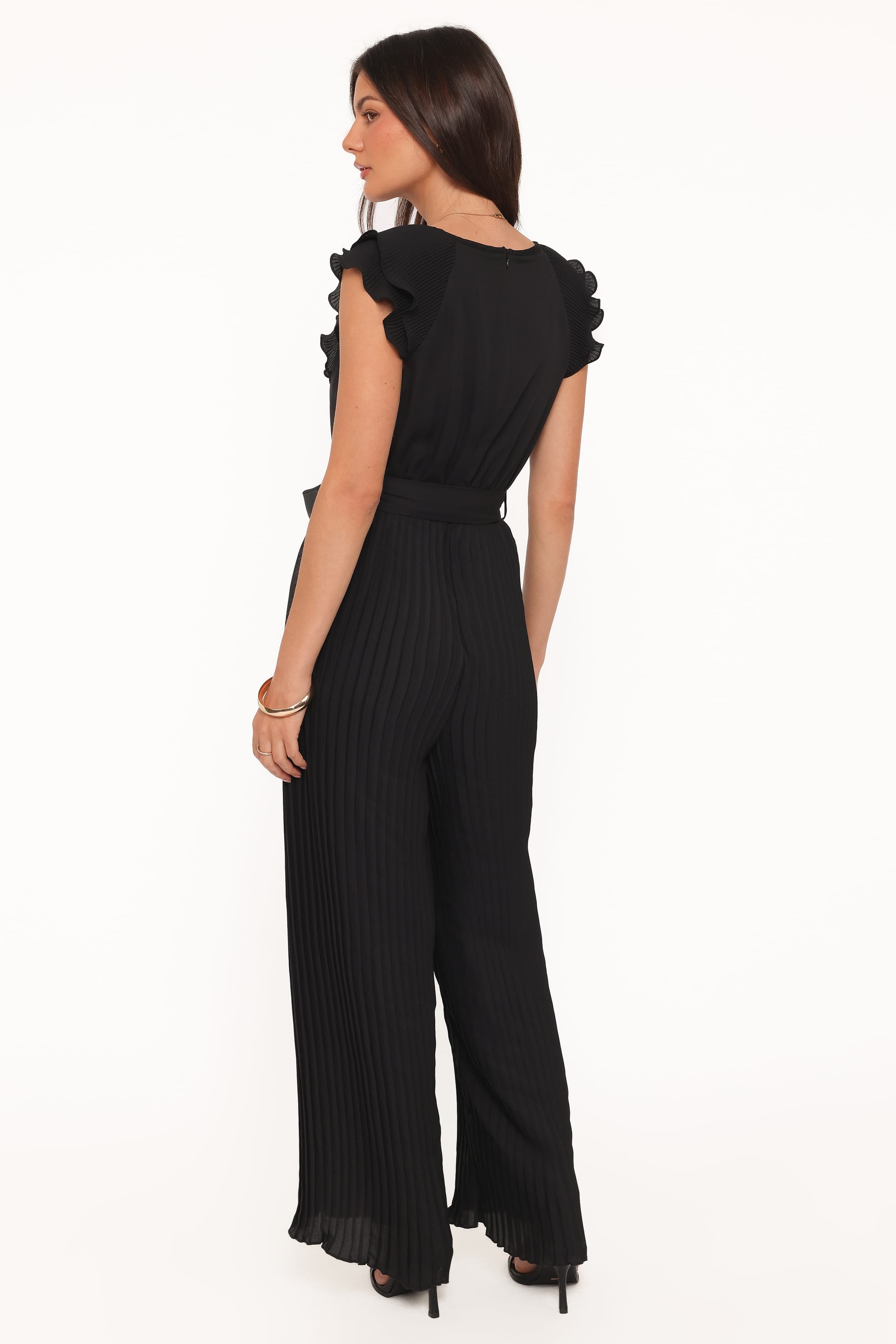 PLAYSUITS Ariella Wide Leg Jumpsuit - Black