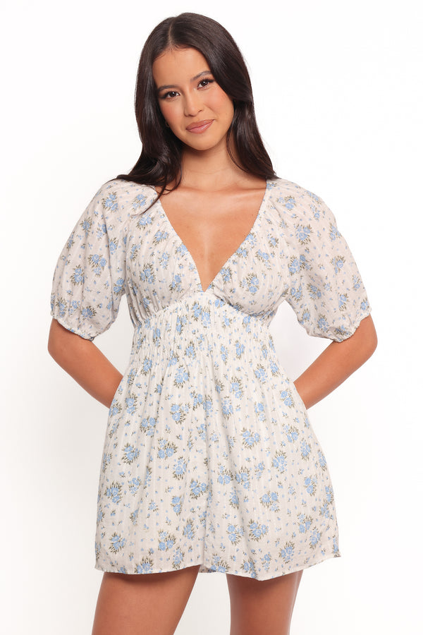 PLAYSUITS Ashio Playsuit - Blue Floral