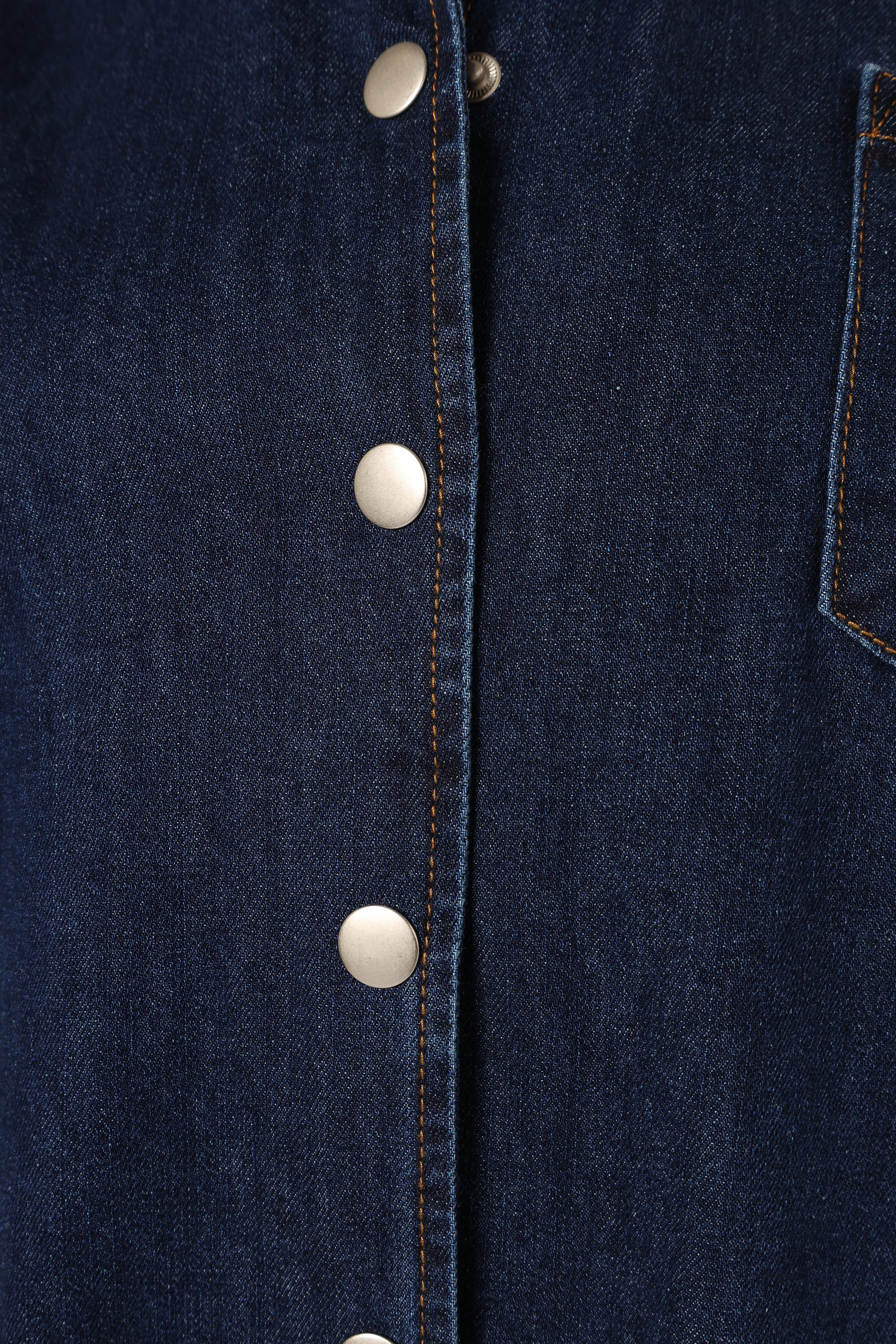 PLAYSUITS @Briellen Romper - Dark Denim