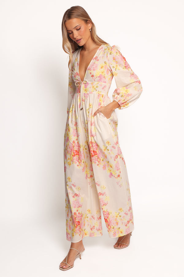 PLAYSUITS Celestine Jumpsuit - Pink Floral