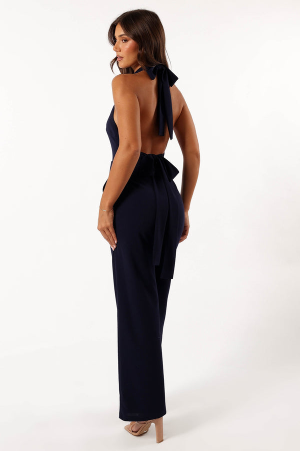 PLAYSUITS @Clara Bow Jumpsuit - Navy