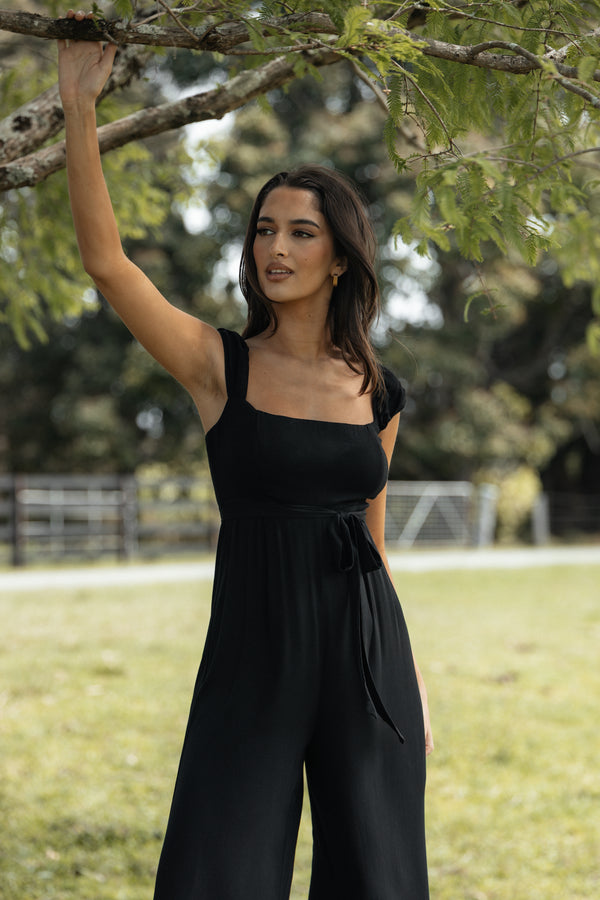 PLAYSUITS Crosby Jumpsuit - Black