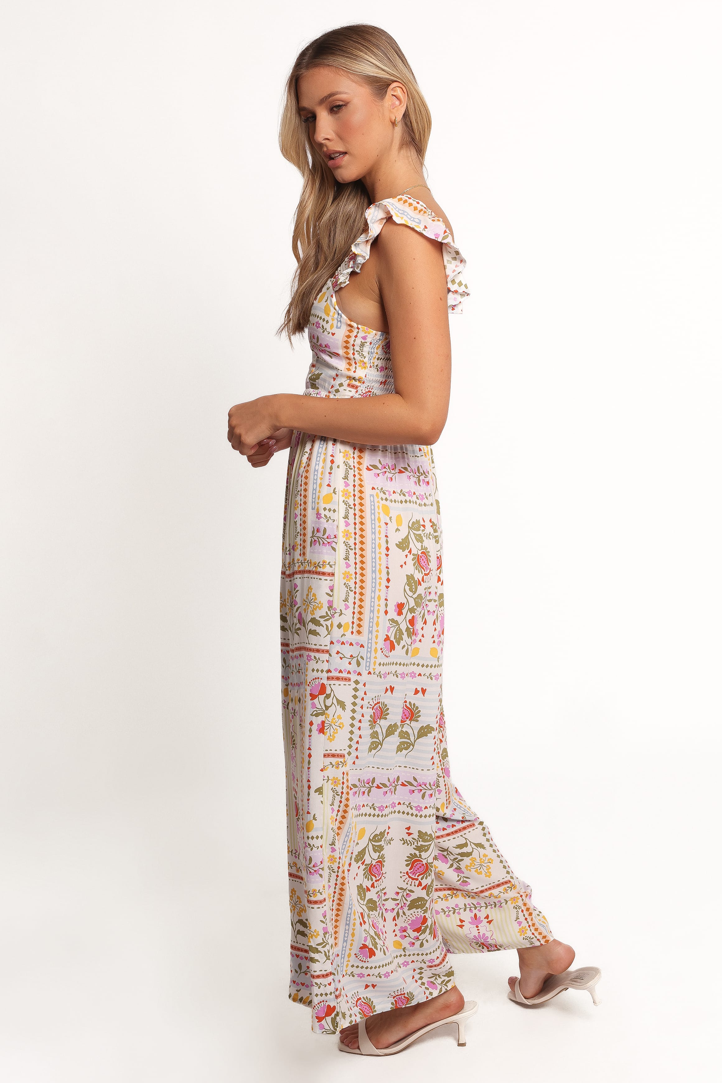 PLAYSUITS Cypress Jumpsuit - Floral Tile