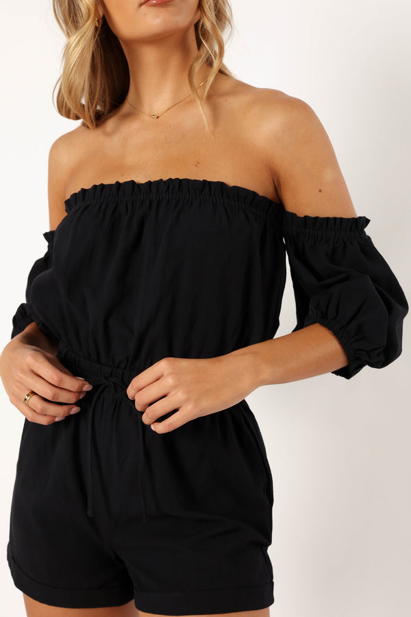 PLAYSUITS @Daniella Playsuit - Black